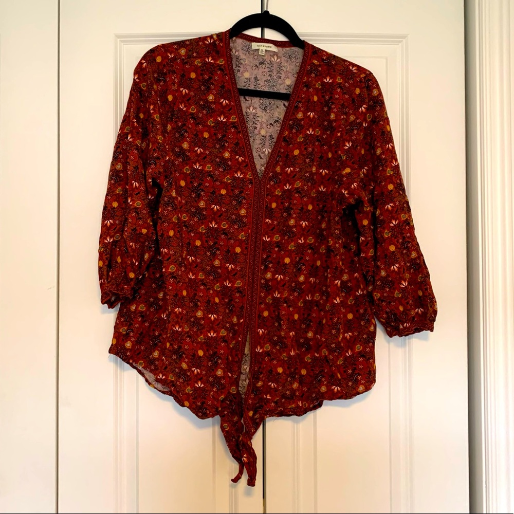 Max Studio tie waist top size XL